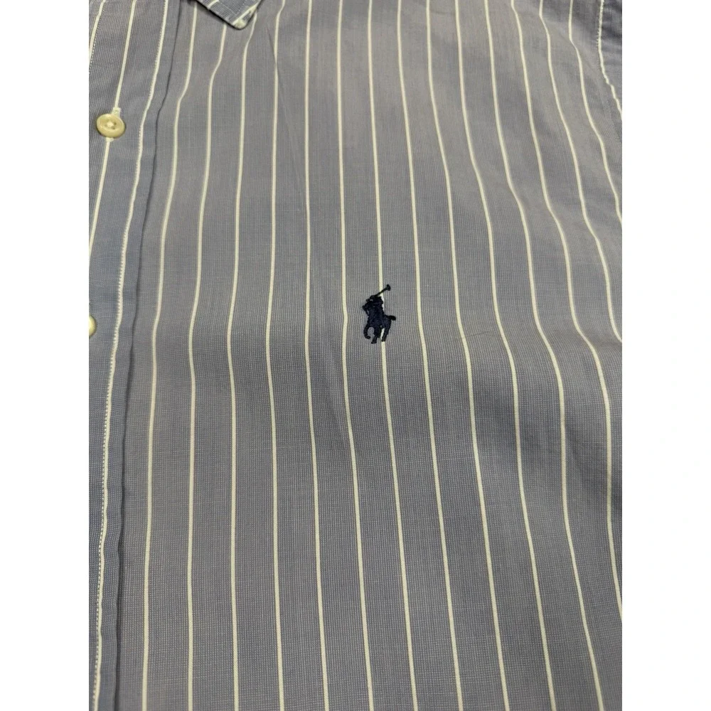 Polo Ralph Lauren Vintage Shirt‎ Mens 17 34/35 Long Sleeve Philip Button Up